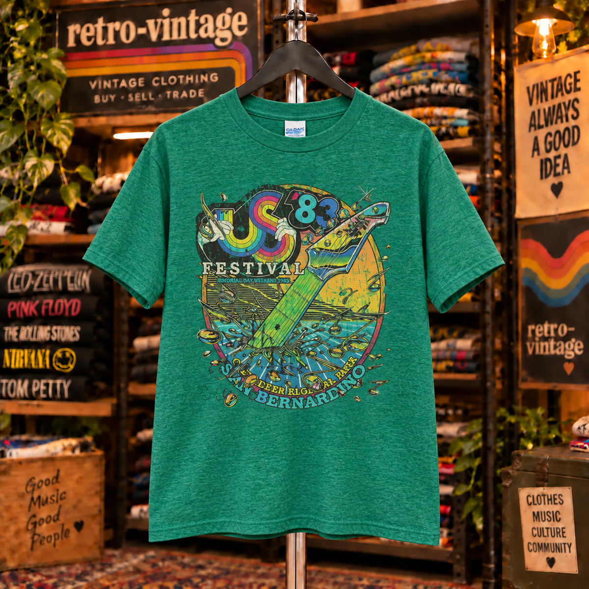 US Festival 1983 F/B Vintage T-Shirt