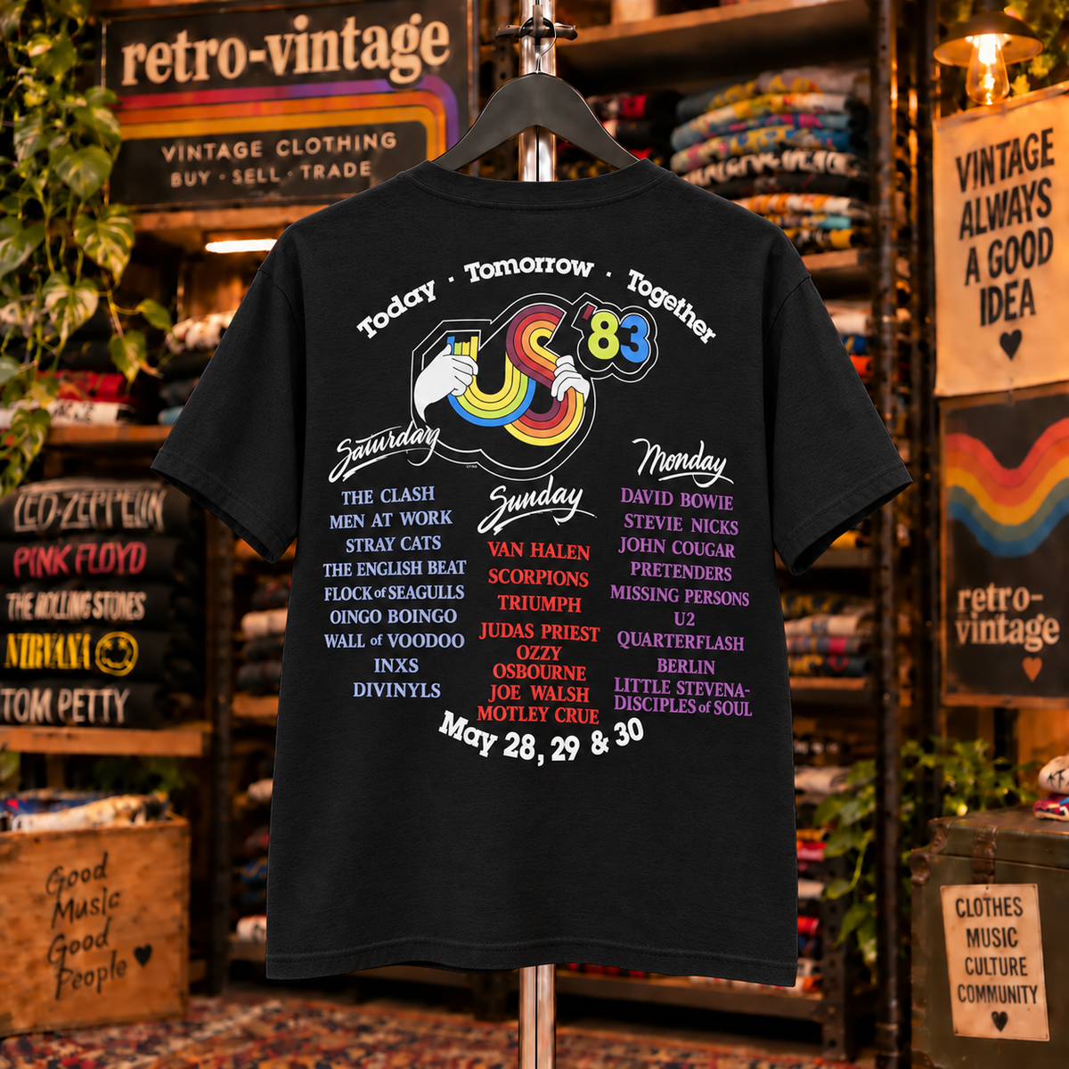 US Festival 1983 F/B Vintage T-Shirt