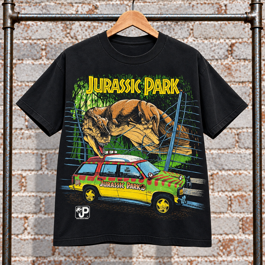 Vintage Jurassic Park Movie T-Shirt