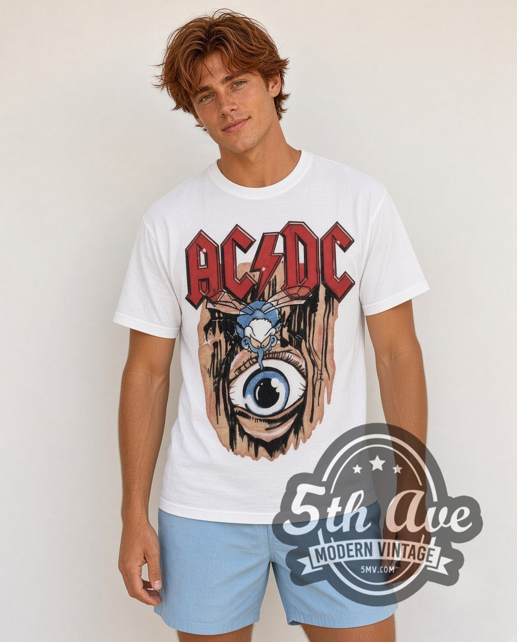AC/DC – Stitched Eye – Vintage Band T-Shirt