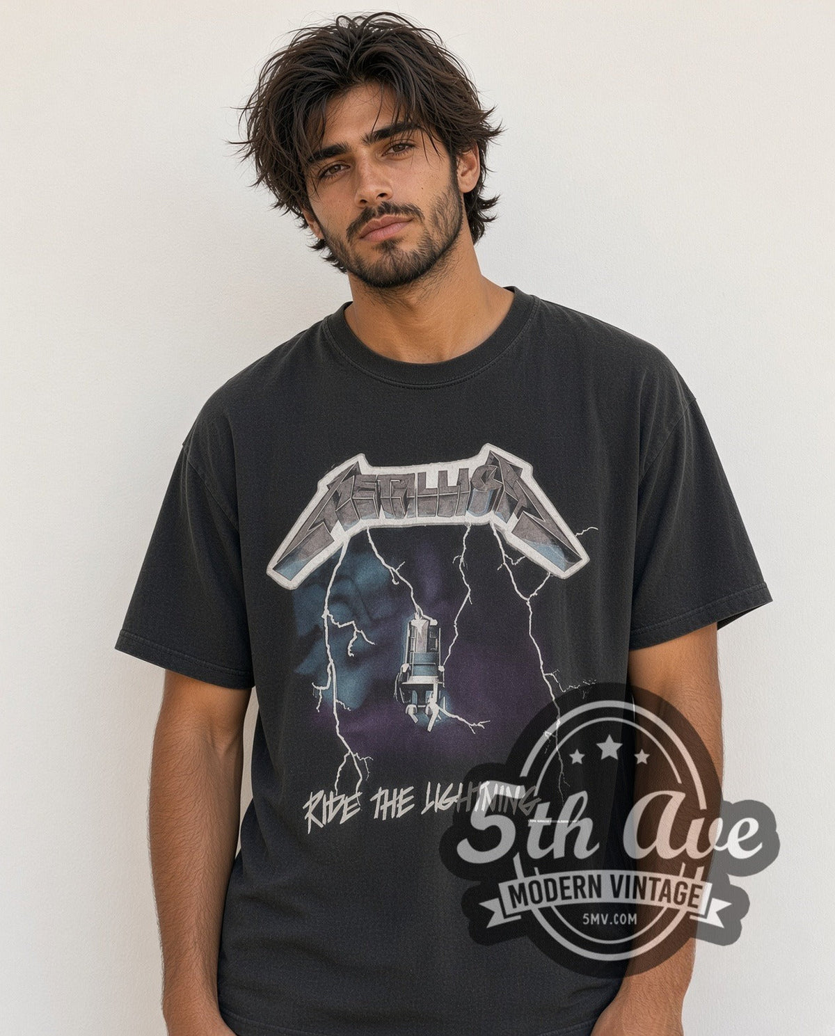 Metallica – Ride the Lightning – Vintage Band T-Shirt