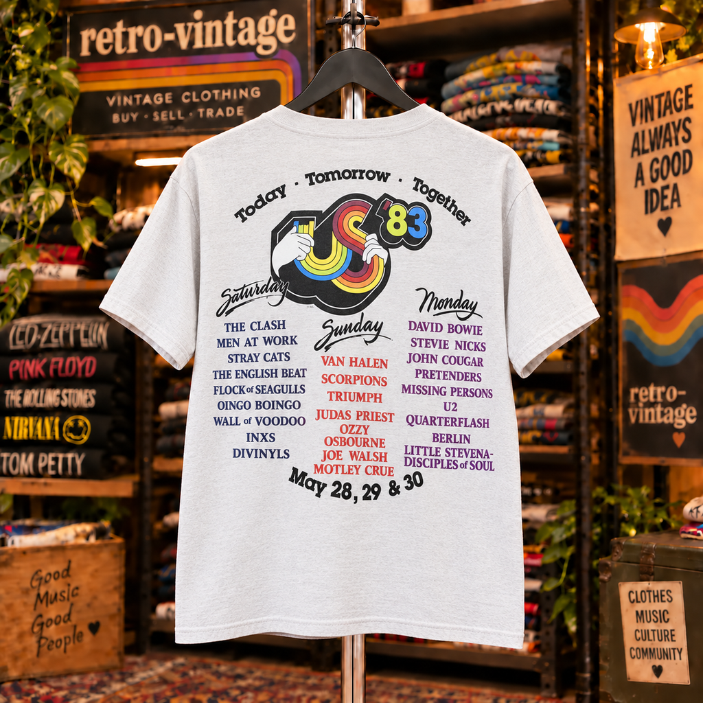 US Festival 1983 F/B Vintage T-Shirt