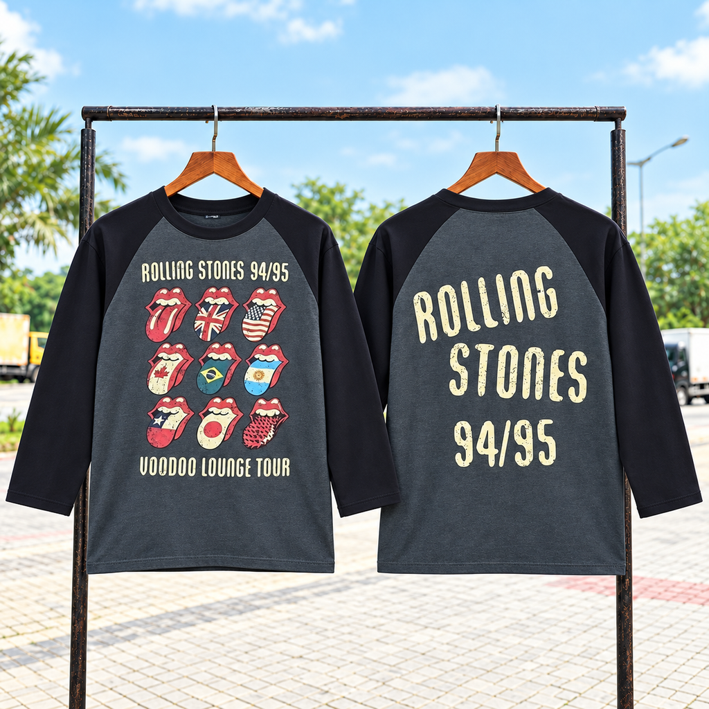 Rolling Stones Tour Raglan T shirt