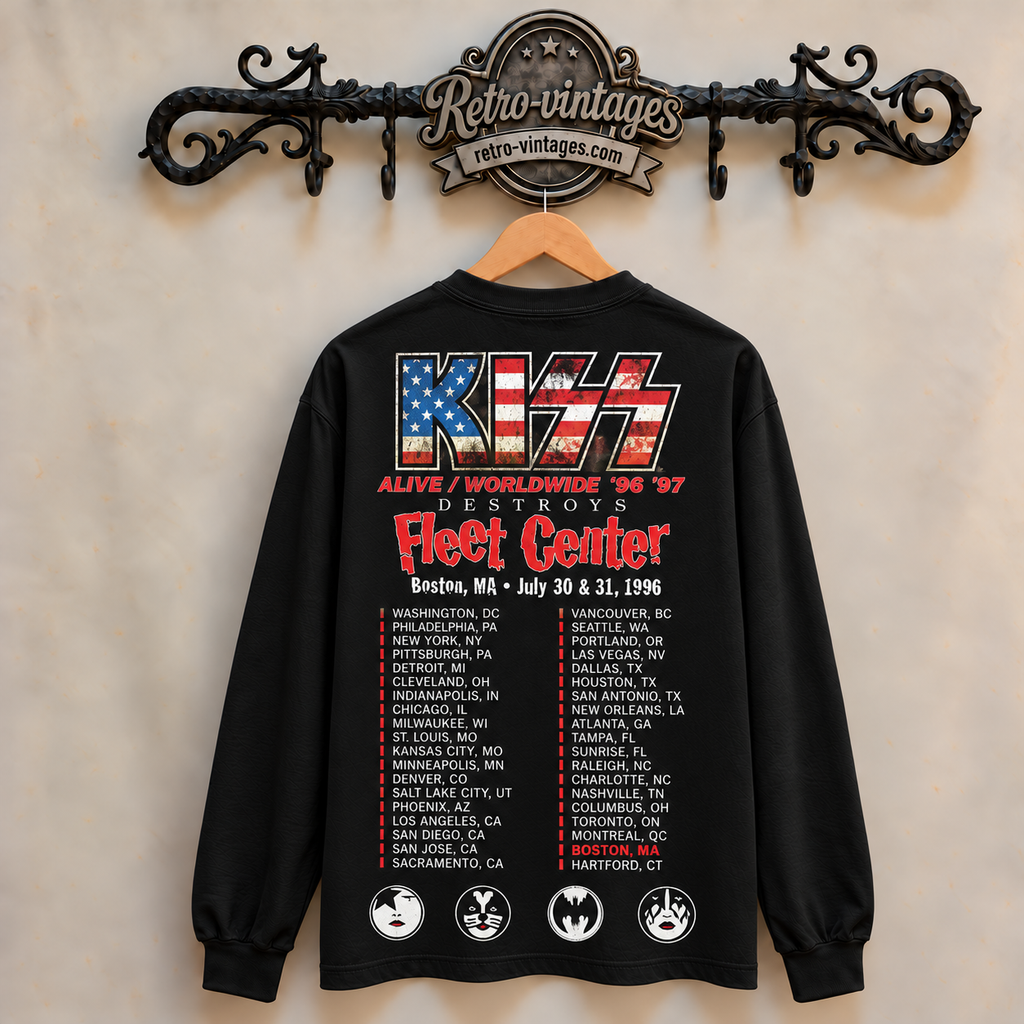 Vintage KISS Band Concert Sweatshirt