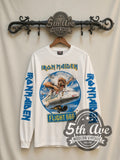 Iron Maiden – Flight 666 (White 2) – Vintage Band Long Sleeve T-Shirt