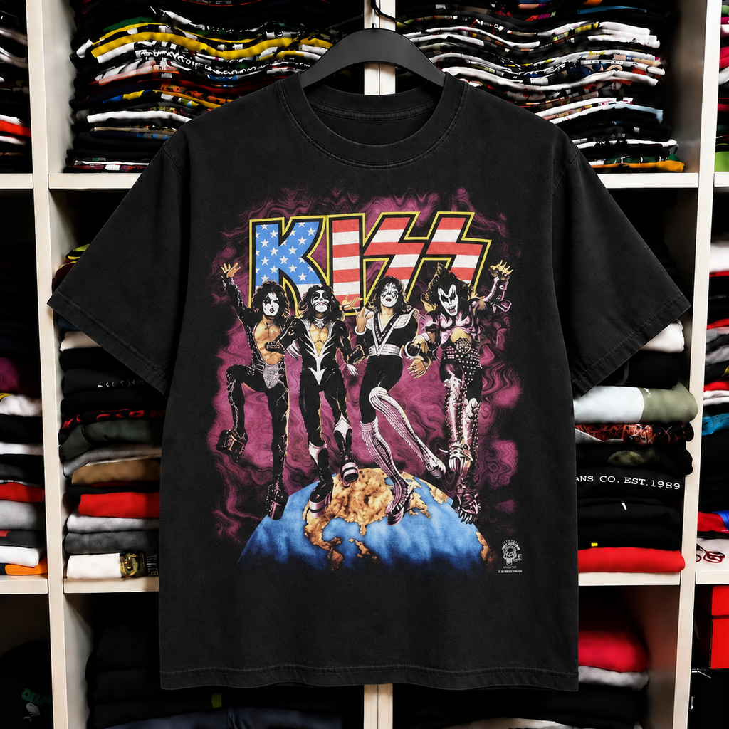 Vintage KISS Band Concert T-Shirt