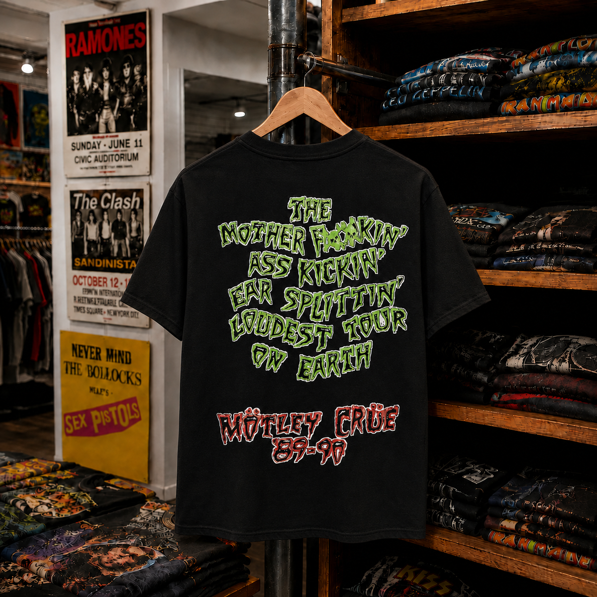 Mötley Crüe Vintage Rare T-Shirt,Nearly Sold Out Collectors Piece