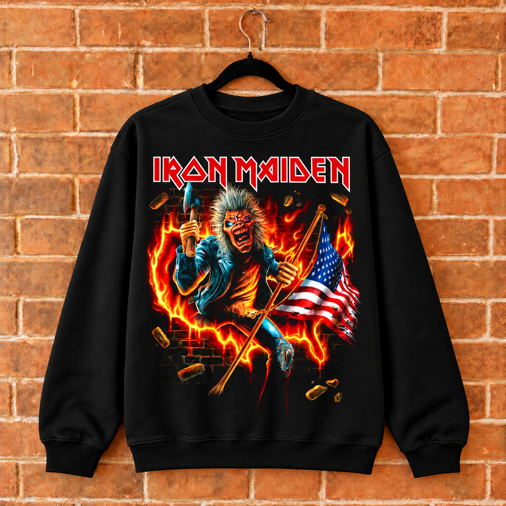 ♠ Iron Maiden Sweatshirt ✦ Iconic & Rare