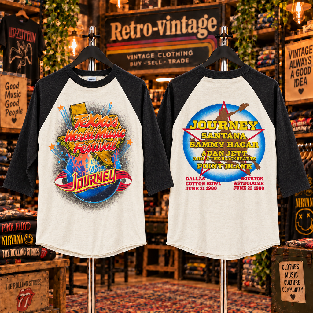 Texas World Music Festival Raglan T-Shirt