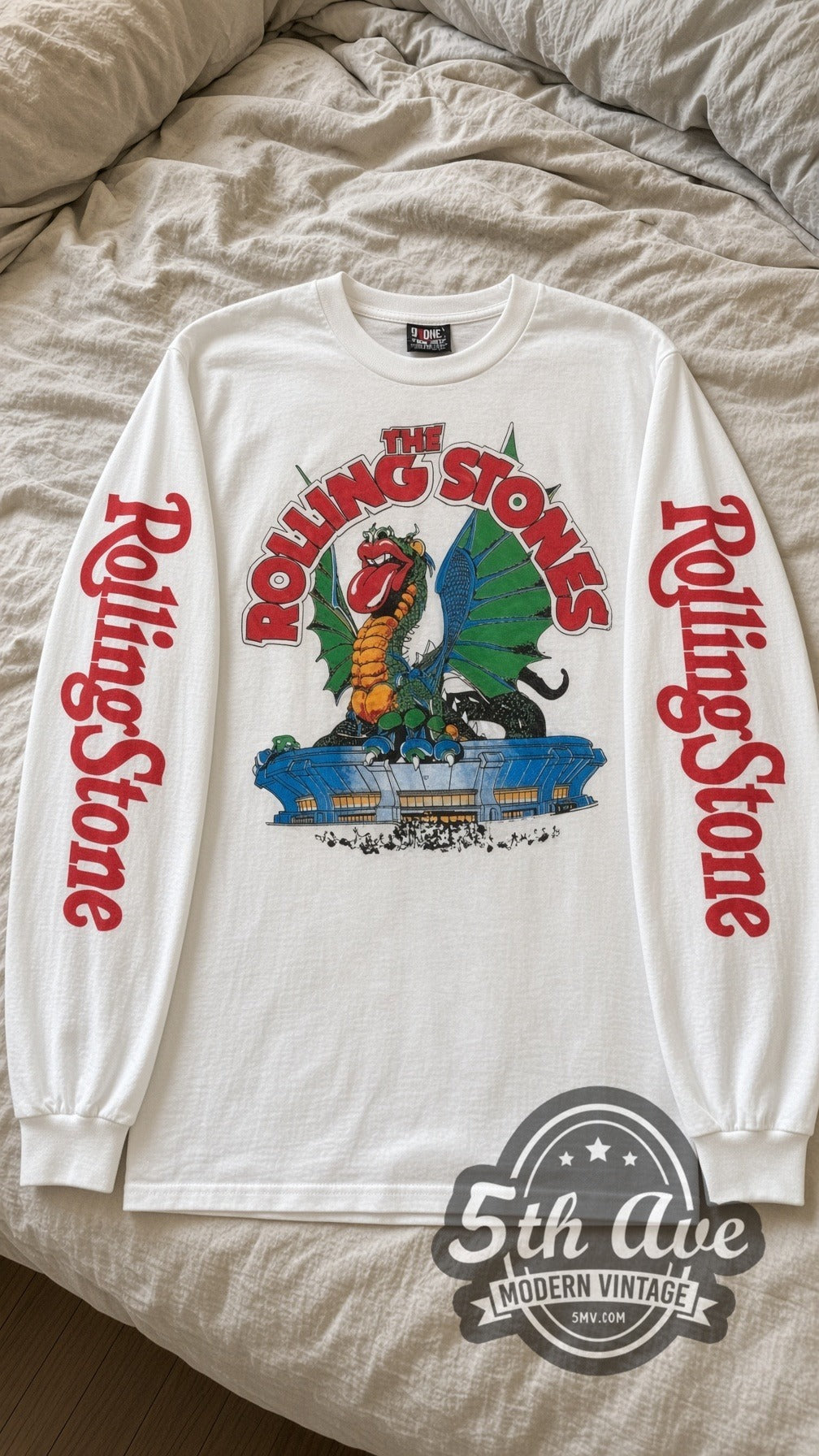 The Rolling Stones – Dragon – Vintage Band Long Sleeve T-Shirt