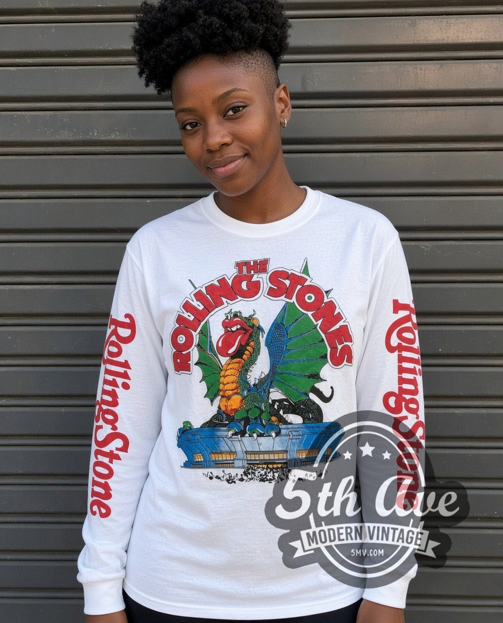 The Rolling Stones – Dragon – Vintage Band Long Sleeve T-Shirt