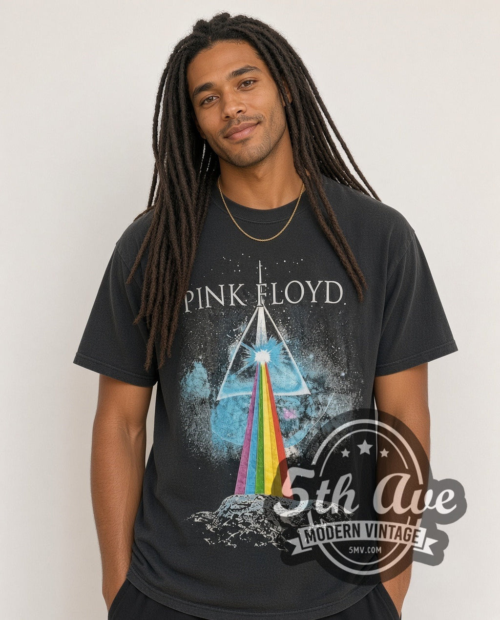 Pink Floyd – Blue Prism Spectrum Lunar Surface – Vintage Band T-Shirt