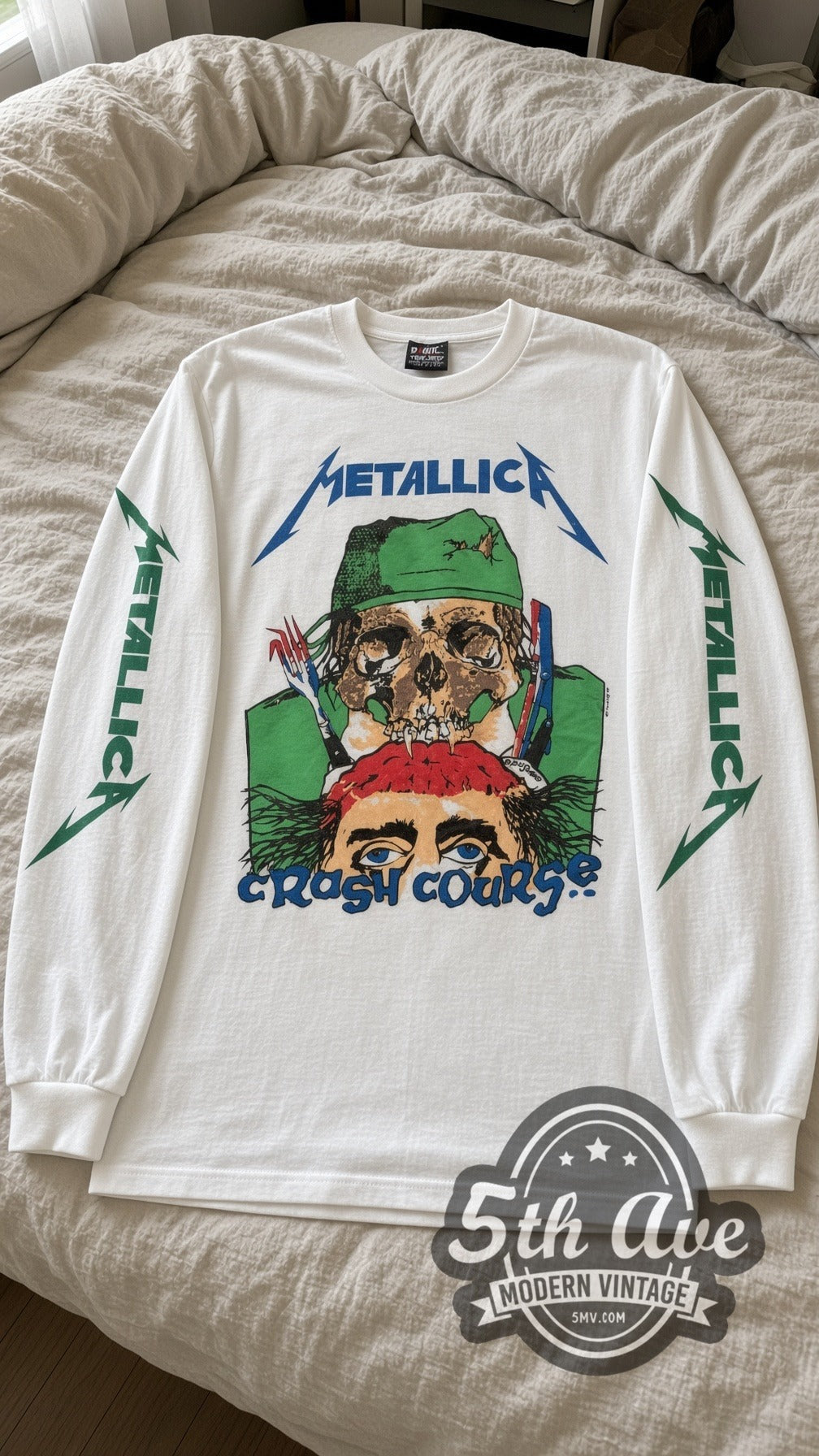 Metallica – Crash Course – Vintage Band Long Sleeve T-Shirt