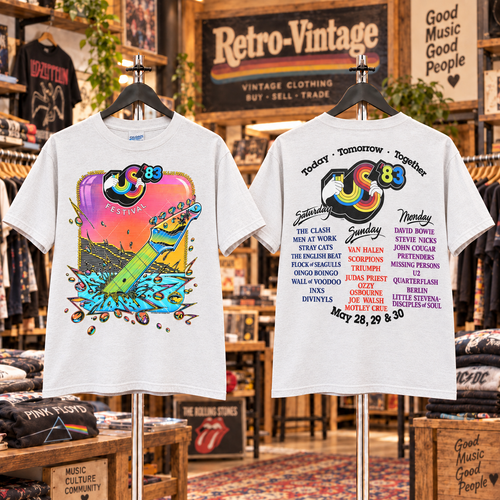 US Festival 1983 F/B Vintage T-Shirt