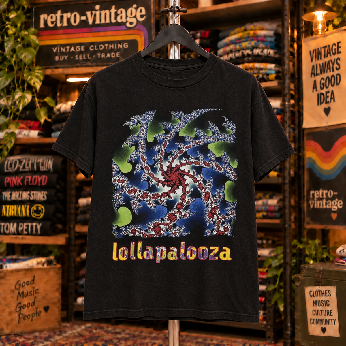 Vintage Lollapalooza Festival T-Shirt