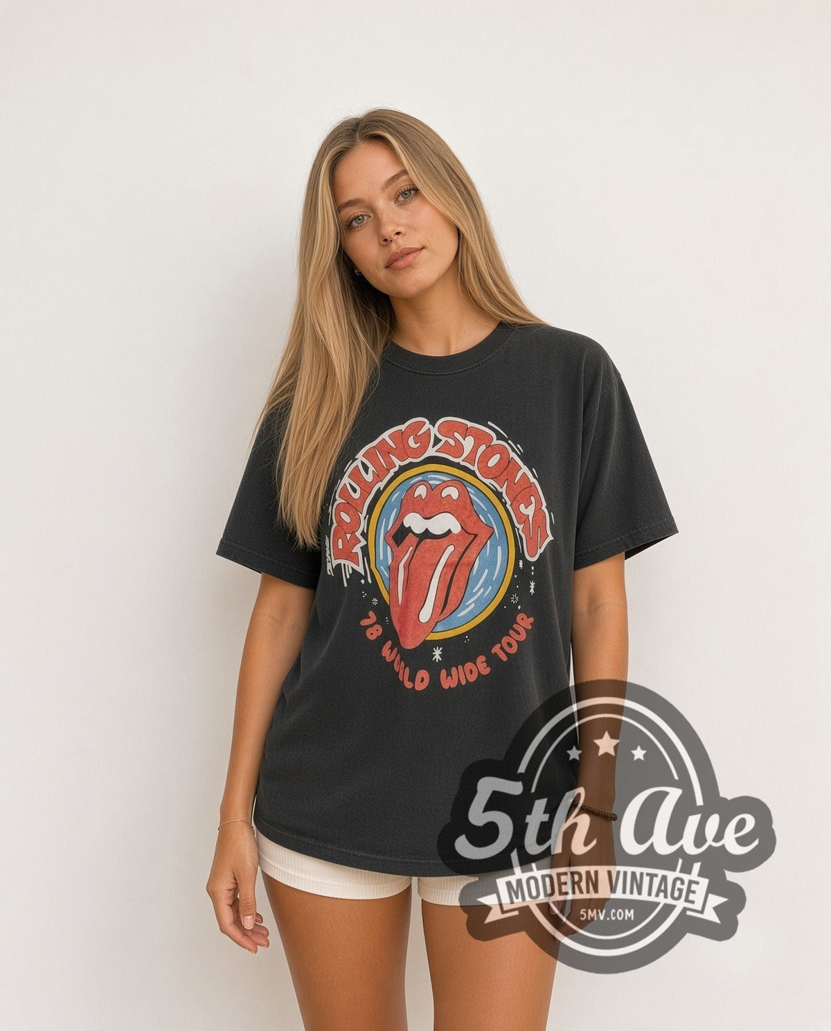 The Rolling Stones – World Wide Tour 1978 It's Only Rock 'n Roll – Vintage Band T-Shirt