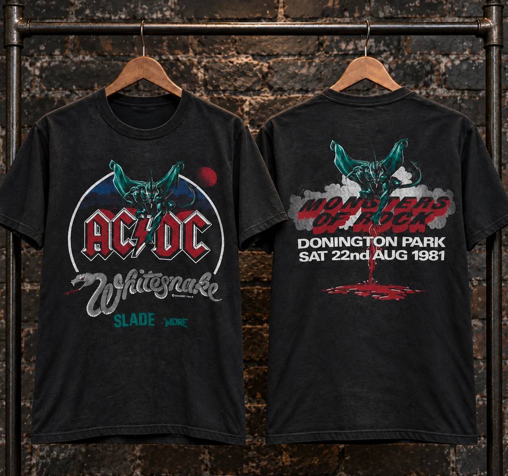 🔥 HOT PICK 🎸 Vintage Monsters of Rock T-Shirt ⚡ Rare Retro Rock Vibes ...