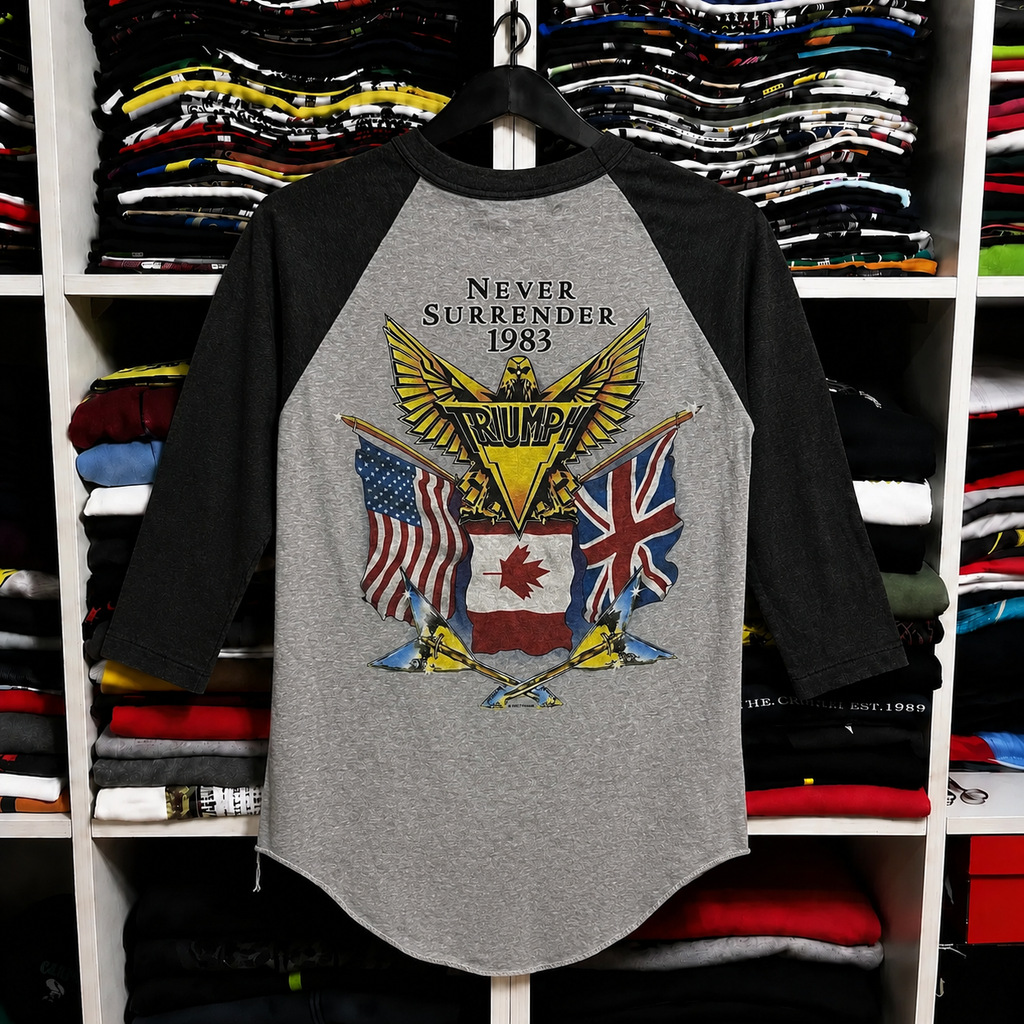 Triumph band raglan t-shirt
