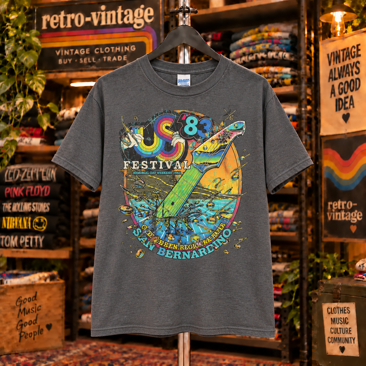 US Festival 1983 F/B Vintage T-Shirt