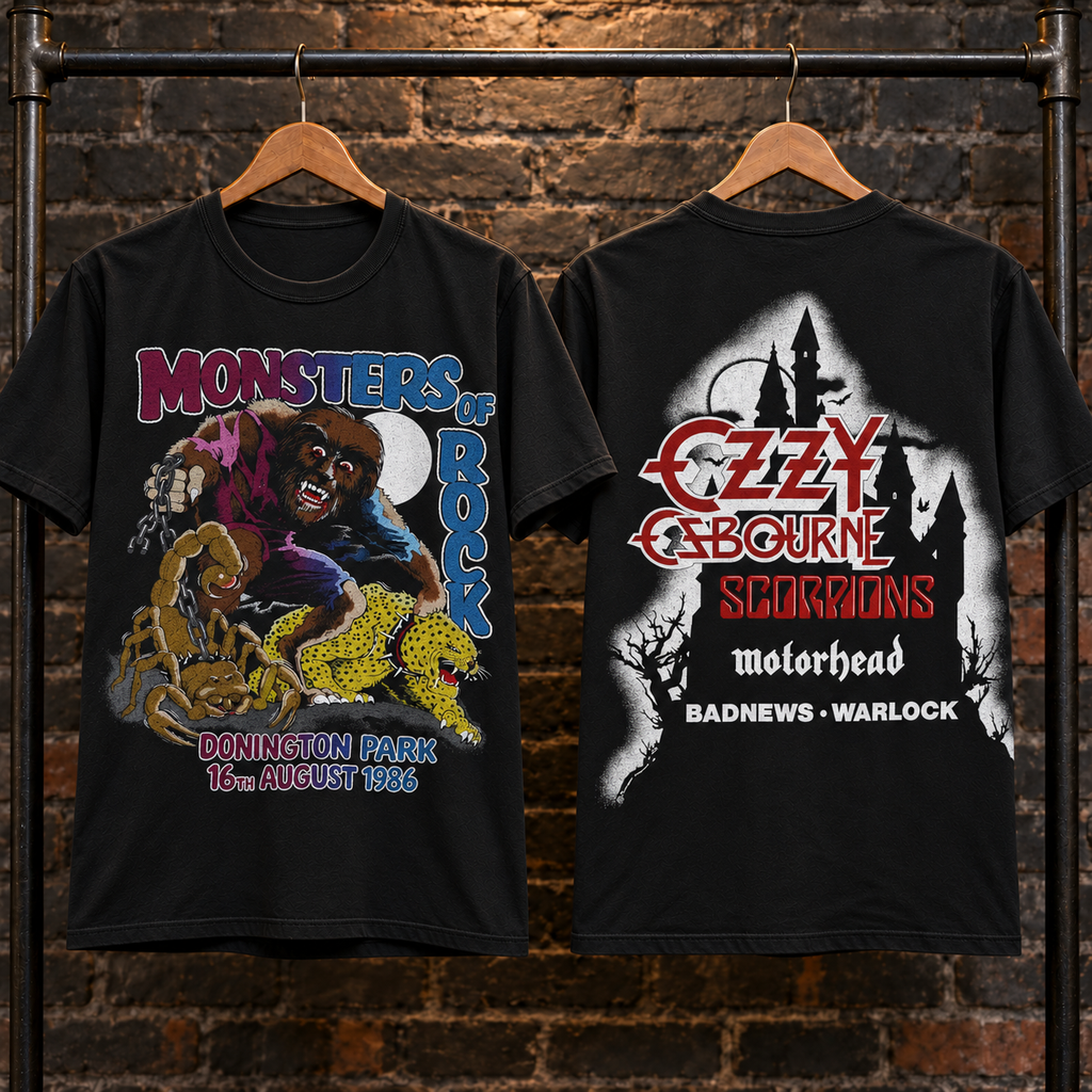 Boilling Rocks 🔥 HOT PICK 🎸 Vintage Monsters of Rock T-Shirt ⚡ Rare Retro Rock Vibes ...