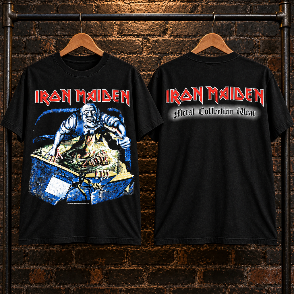🔥 HOT PICK 🎸 Iron Maiden Tour Tee ⚡ Rare Retro Rock Vibes