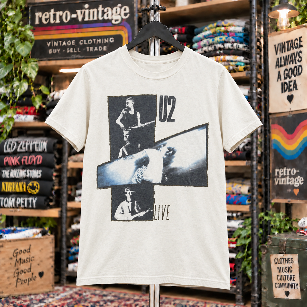 Vintage U2 The Joshua Tree 1987 Tour T-Shirt