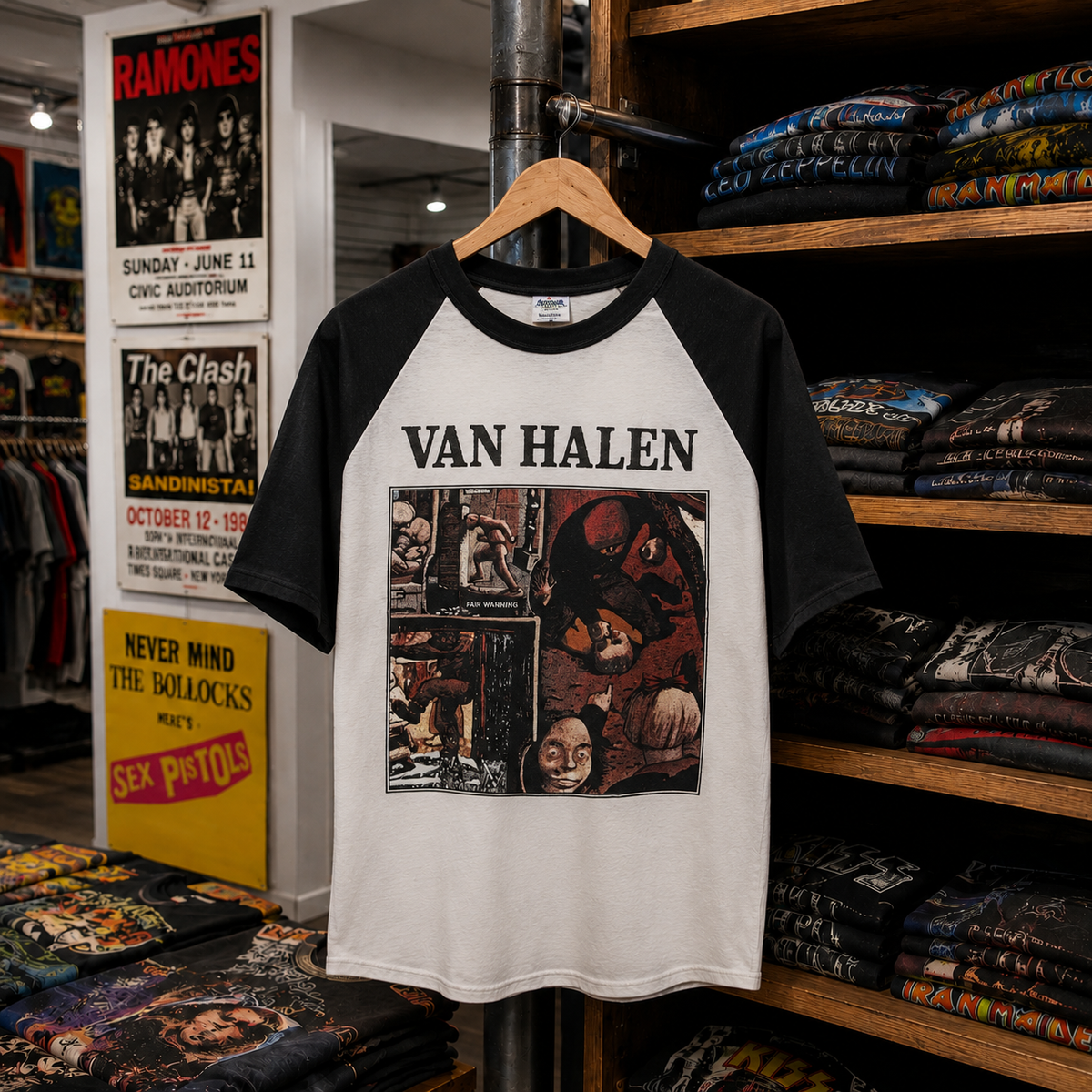 Rare Hard To Find Vintage Van Halen T-Shirt
