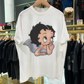 90's Heavenly Betty Vintage Washed White T-Shirt