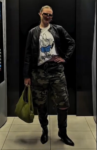 Rare Spliffy Washed White Tee