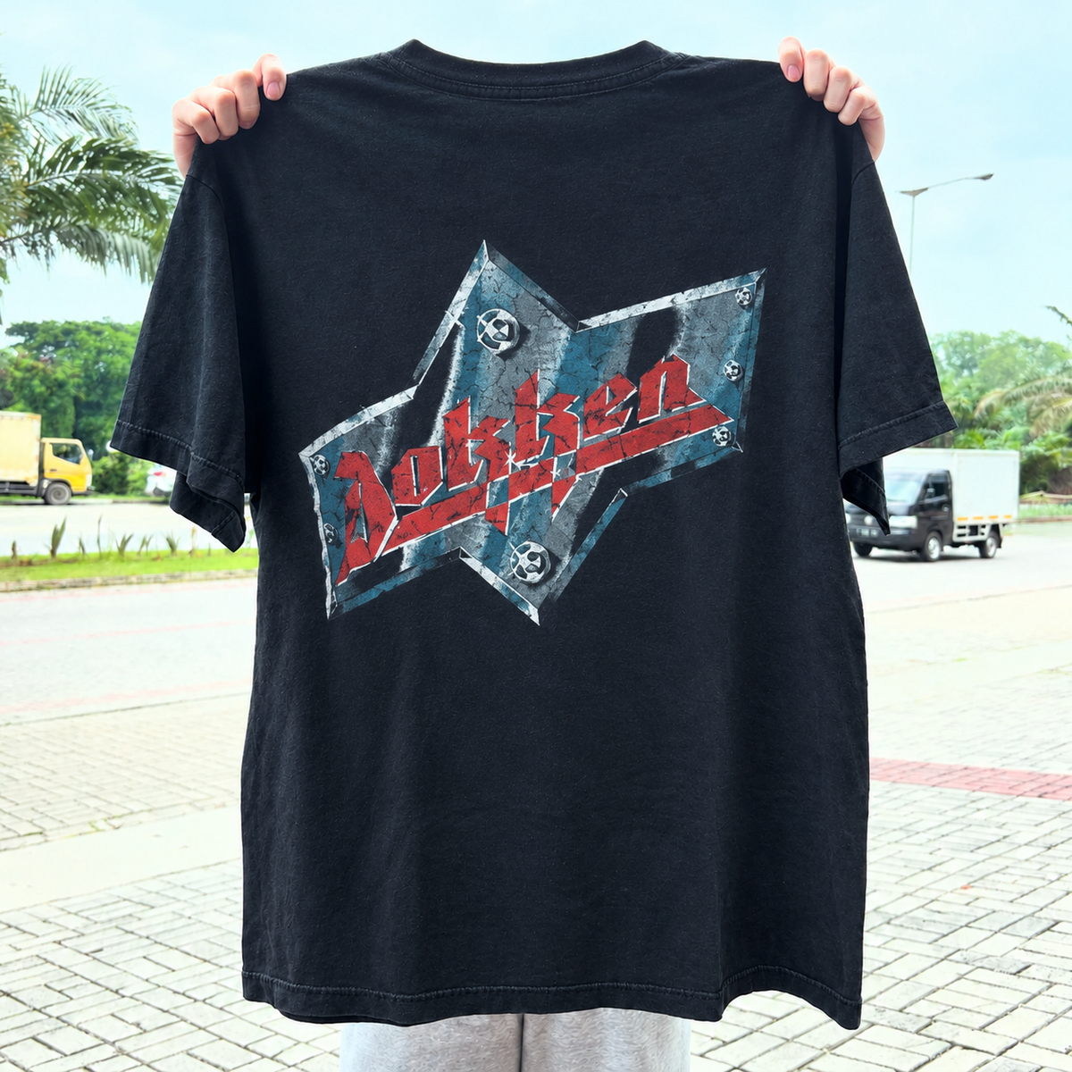 Style 01 Under Lock and Key T-shirt back view