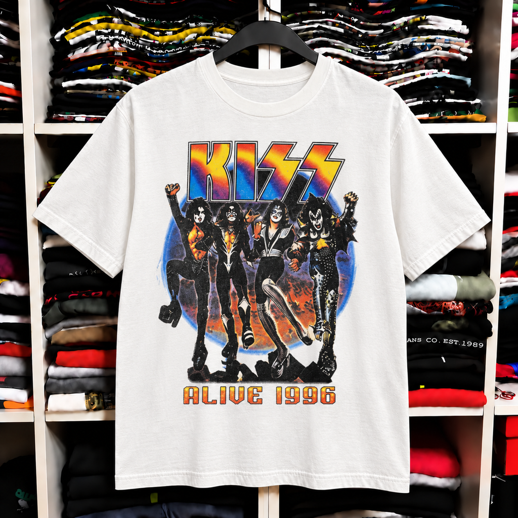 Vintage KISS Band Concert T-Shirt