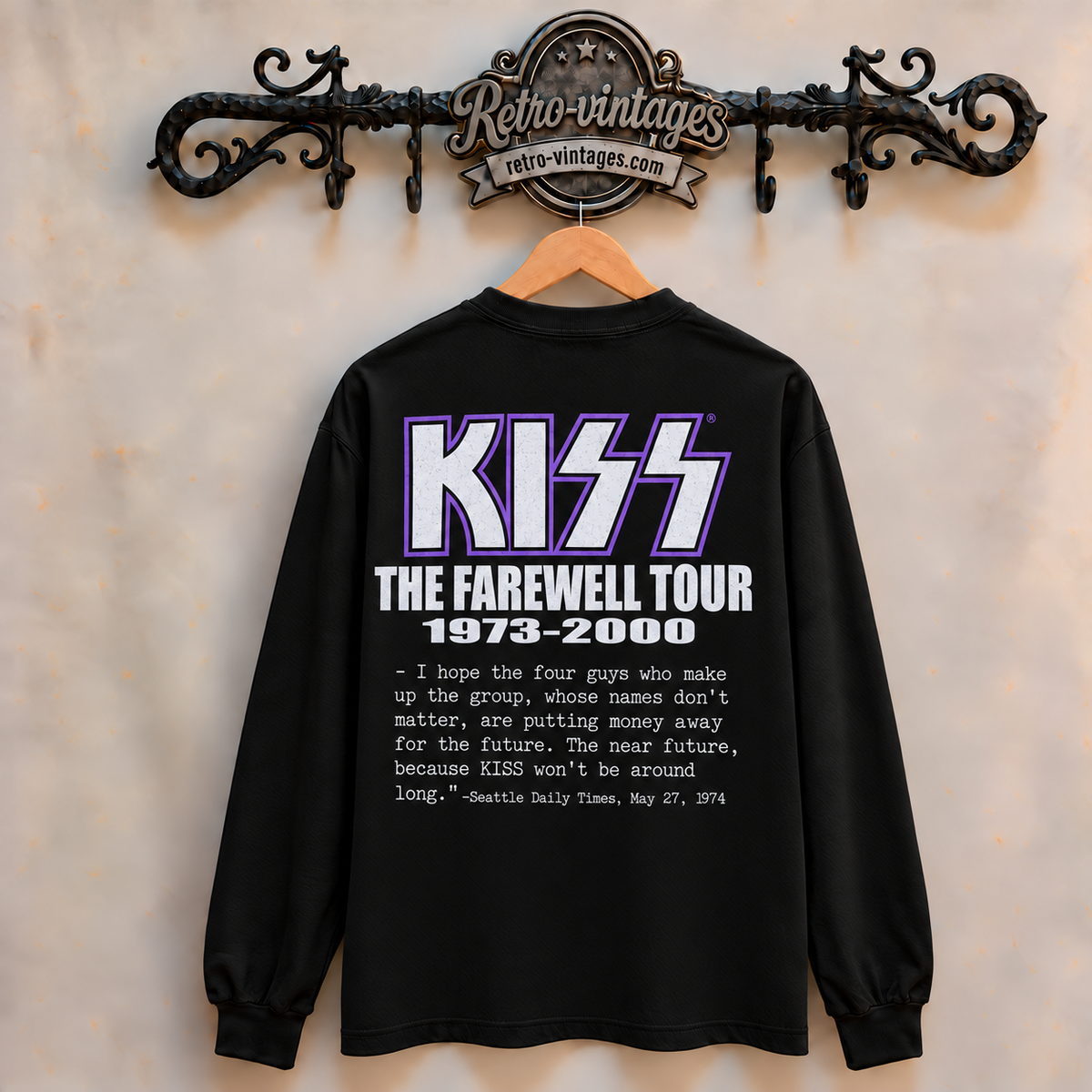 Vintage KISS Band Concert Sweatshirt