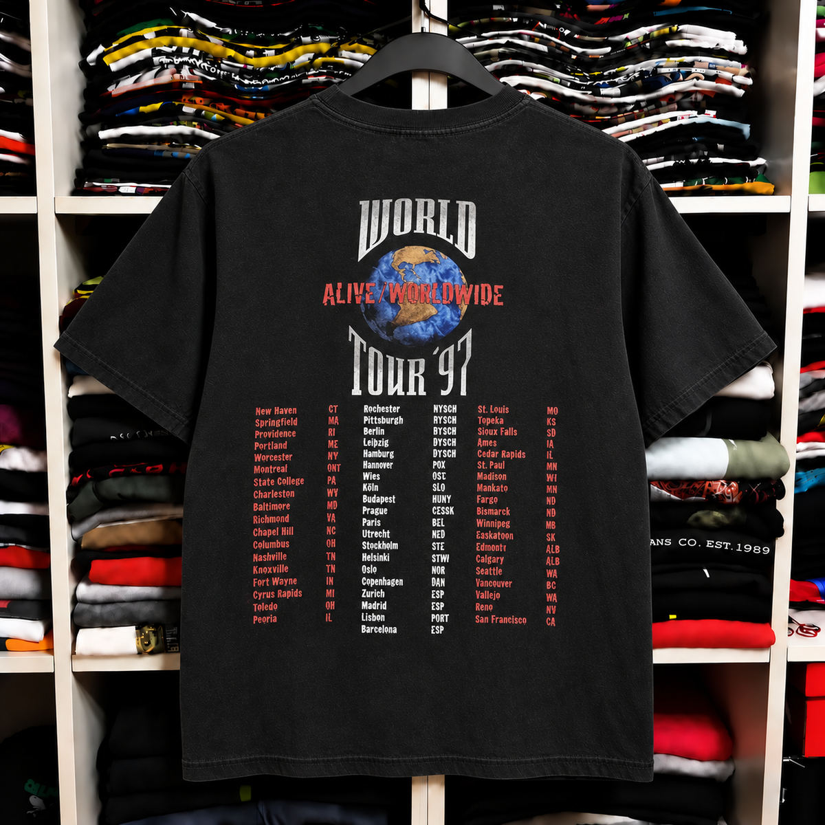 Vintage KISS Band Concert T-Shirt