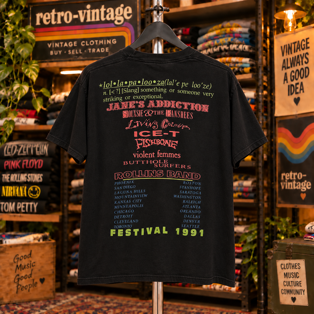 Vintage Lollapalooza Festival T-Shirt