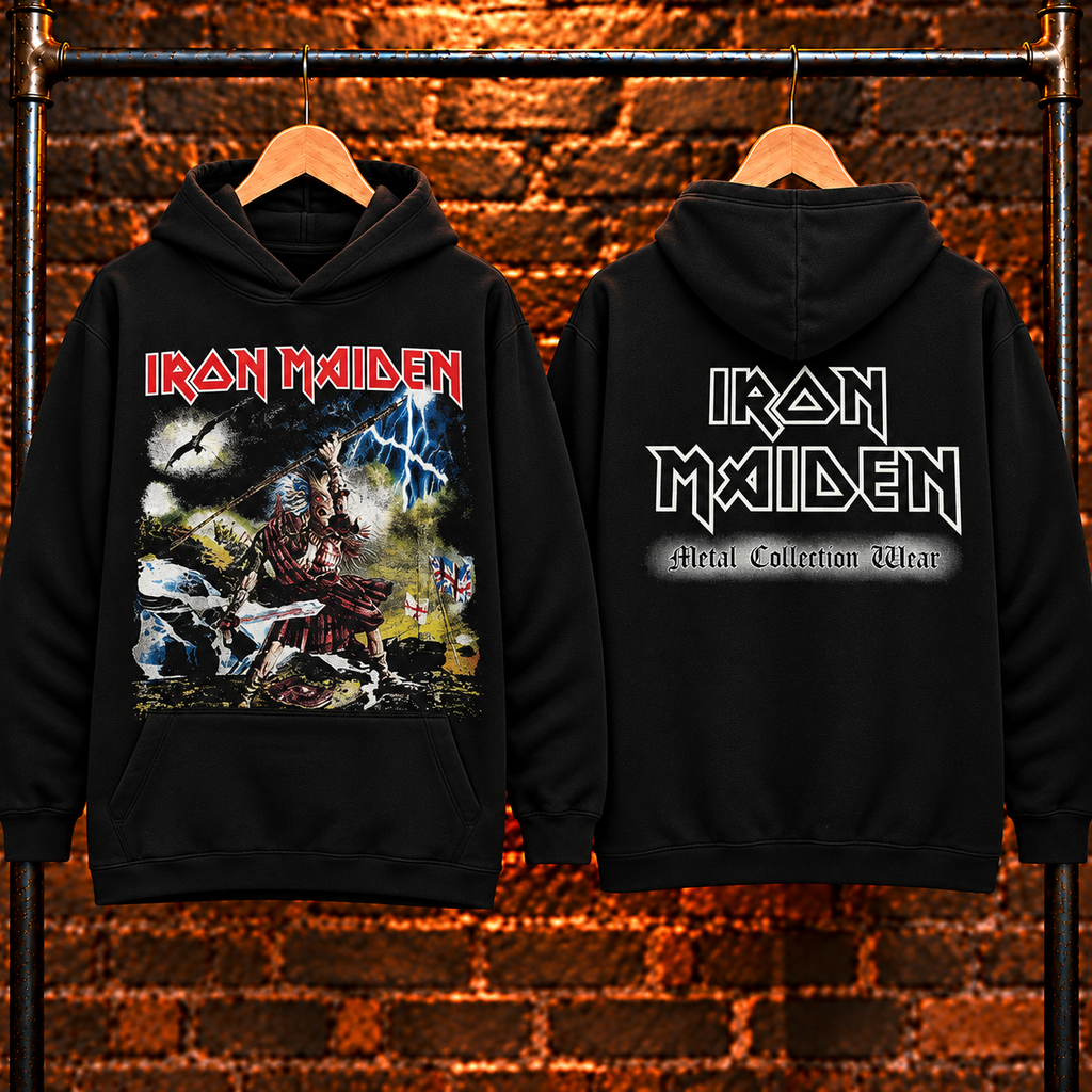 🔥 HOT PICK 🎸 Iron Maiden Hoodie ⚡ Rare Retro Rock Vibes