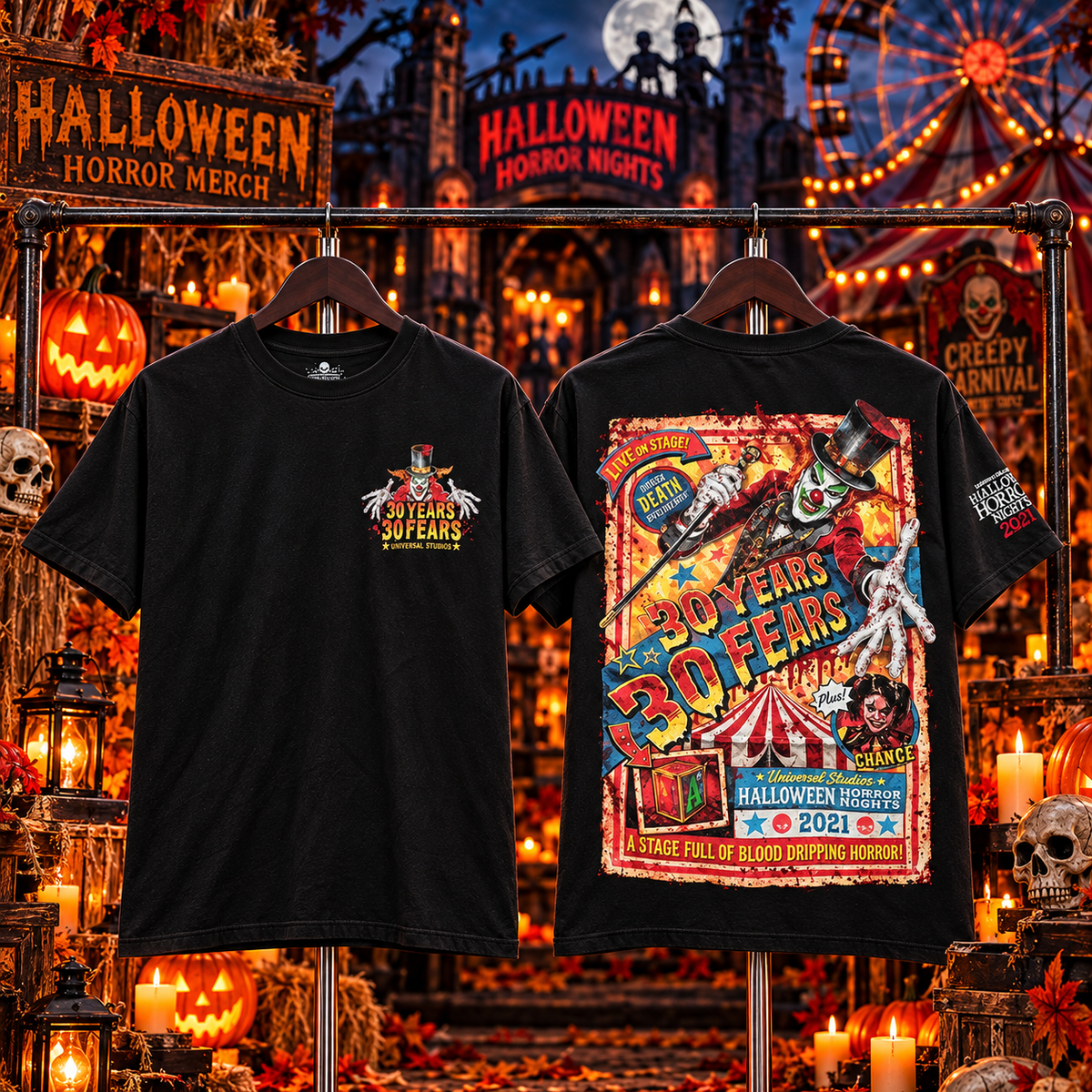 Halloween-themed T-shirt
