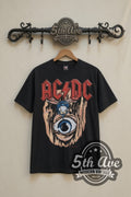 AC/DC – Fly on the Wall 1985 Tour Eye (Black) – Vintage Band T-Shirt