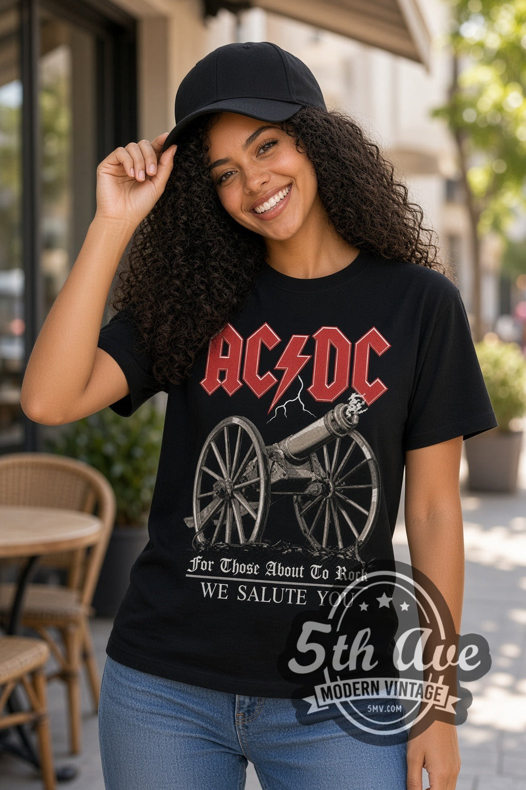 AC/DC – For Those About to Rock Cannon – Vintage Band T-Shirt