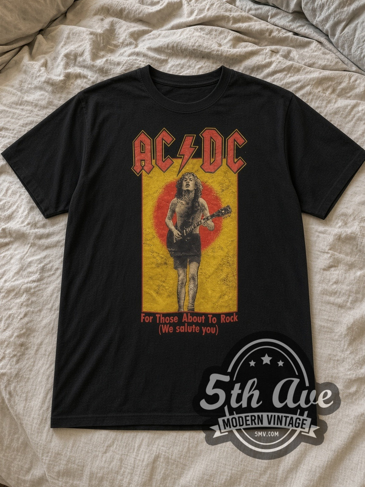 AC/DC – For Those About to Rock Angus – Vintage Band T-Shirt