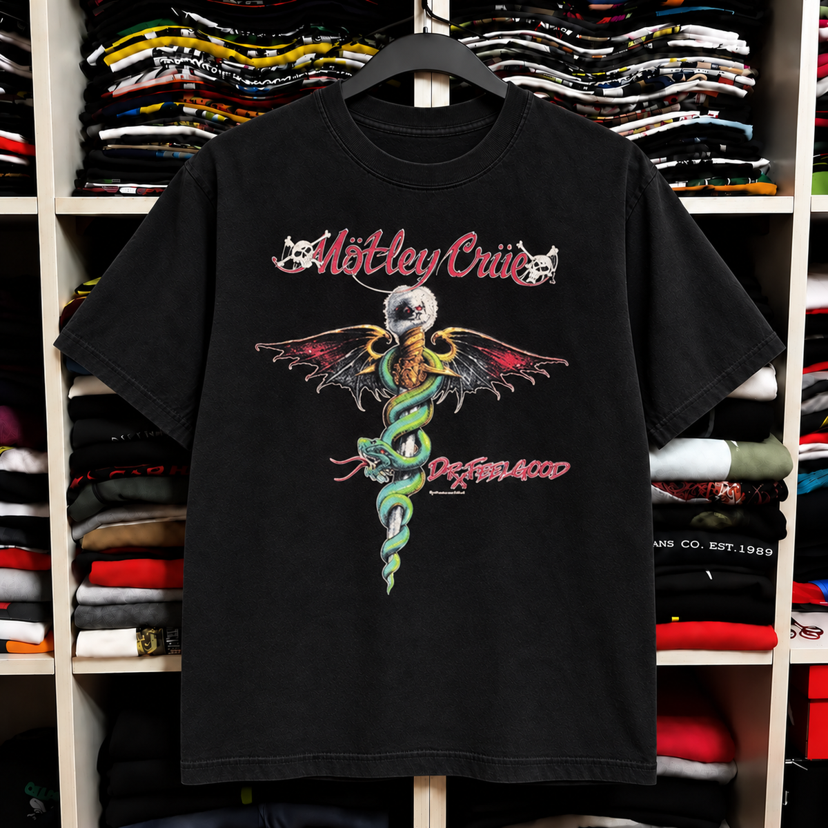 Vintage Mötley Crüe Band Concert T-Shirt