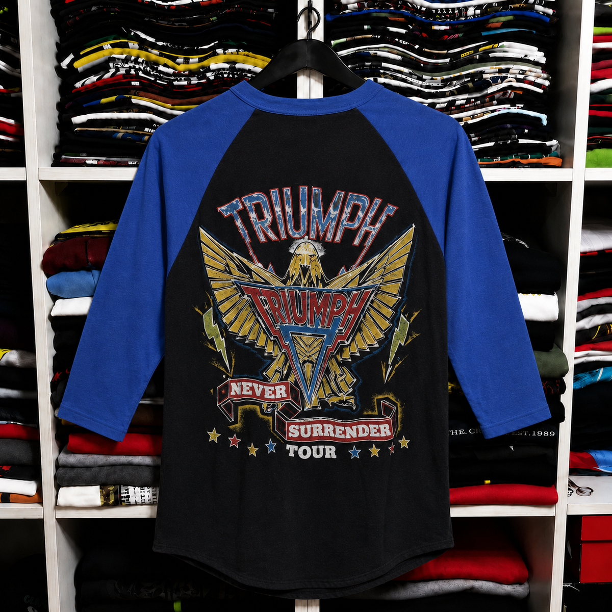 Triumph band raglan t-shirt