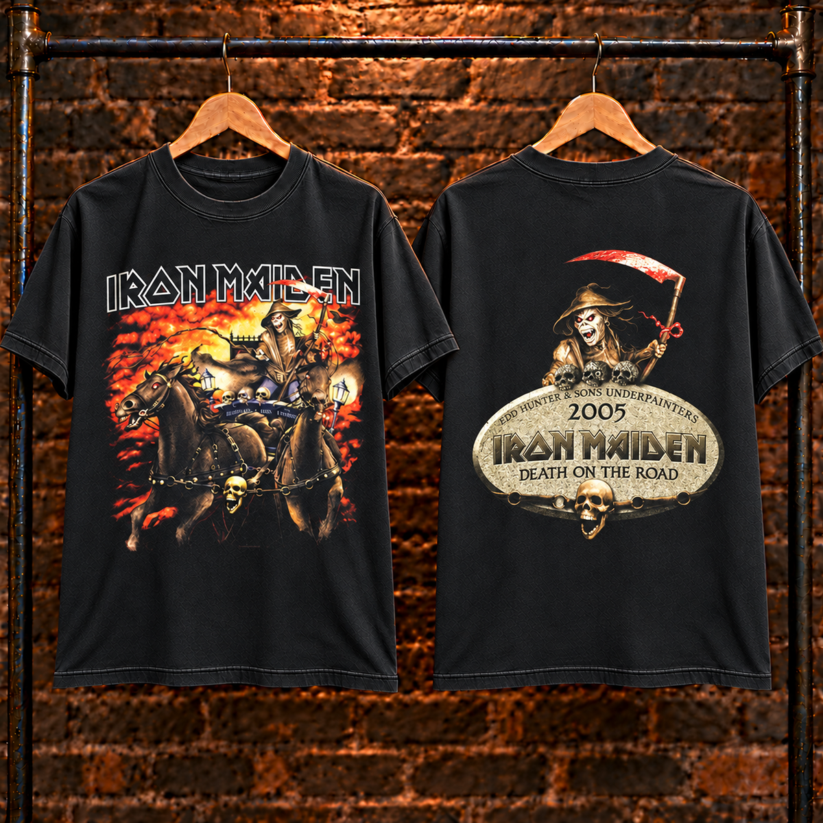 🔥 HOT PICK 🎸 Iron Maiden Tour Tee ⚡ Rare Retro Rock Vibes
