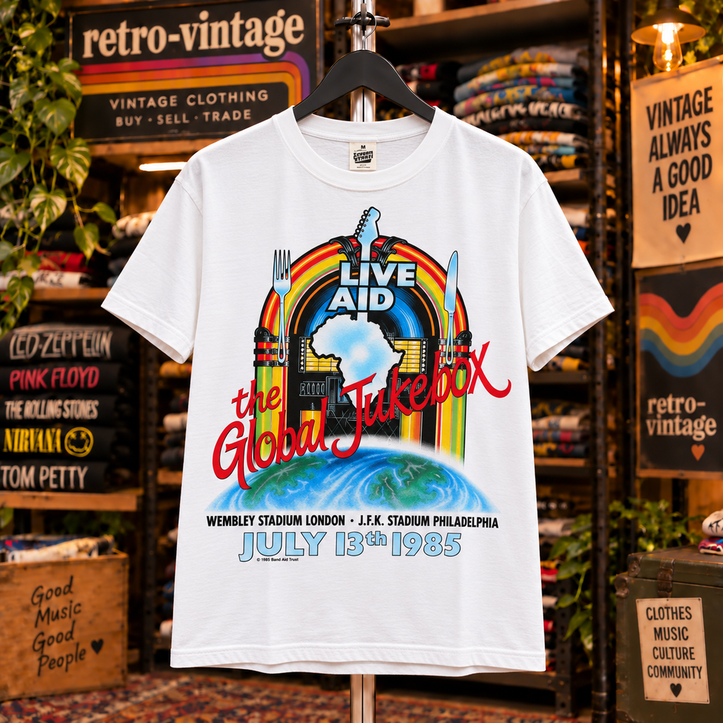 Live Aid 1985 Official Concert T-Shirt