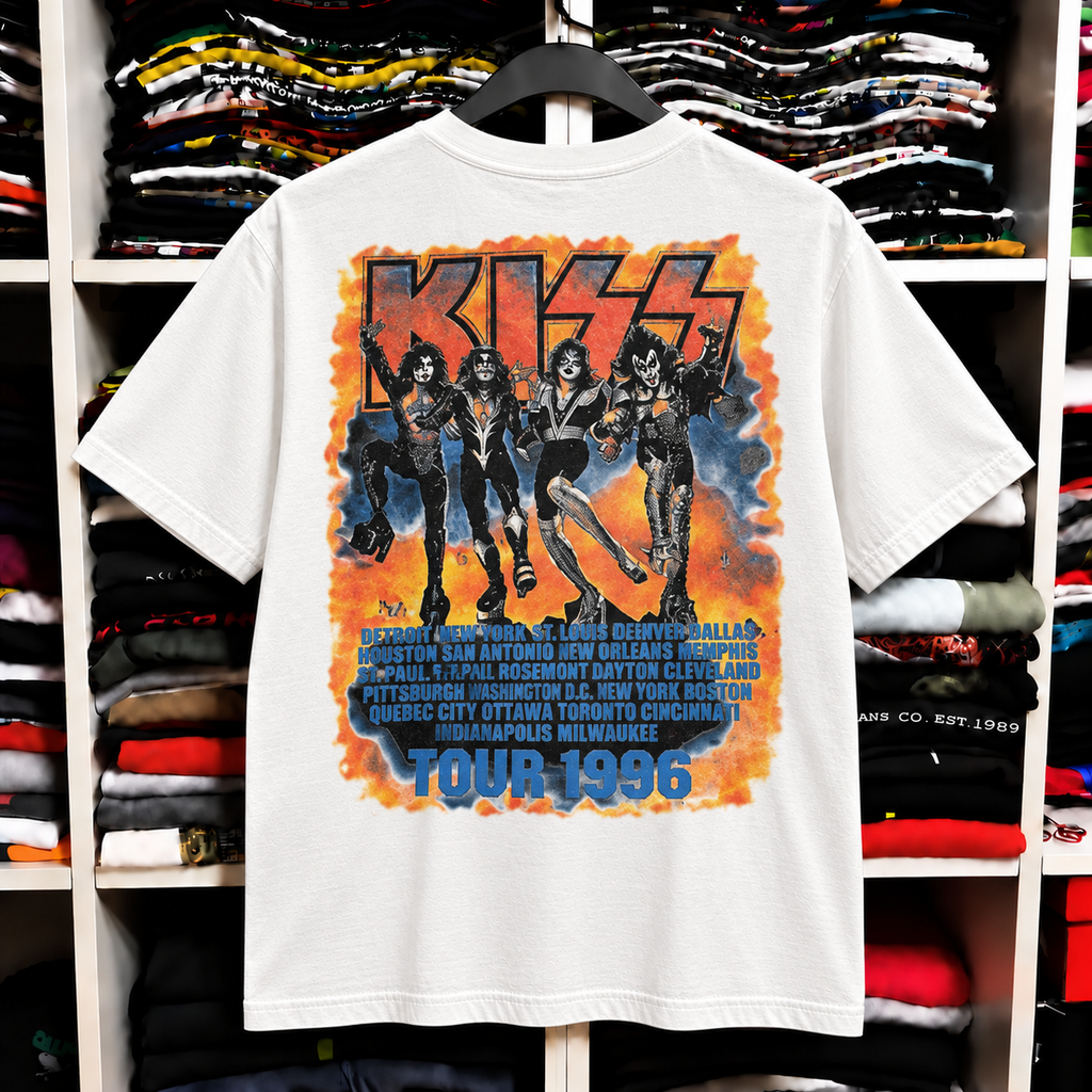 Vintage KISS Band Concert T-Shirt