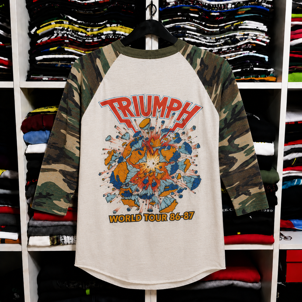 Triumph band raglan t-shirt