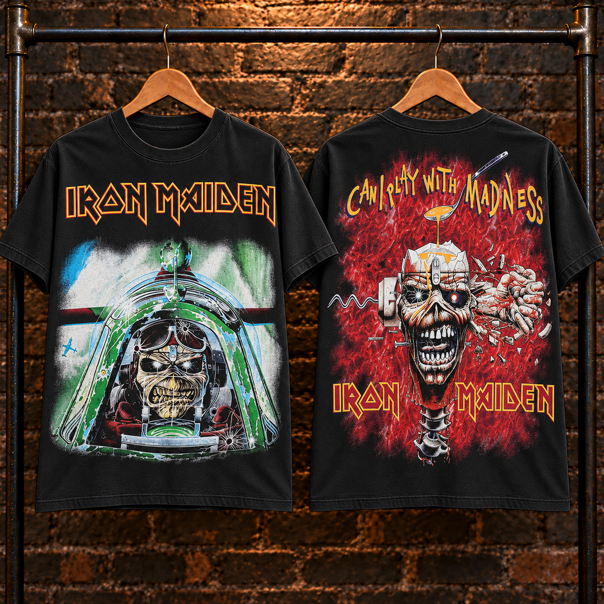 🔥 HOT PICK 🎸 Iron Maiden Tour Tee ⚡ Rare Retro Rock Vibes