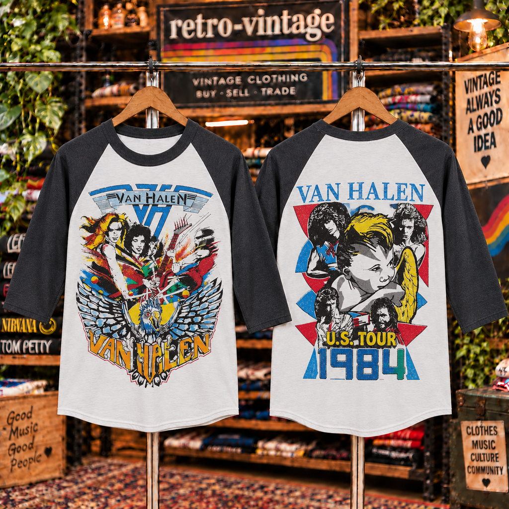 Vintage Van Halen Raglan T-Shirt
