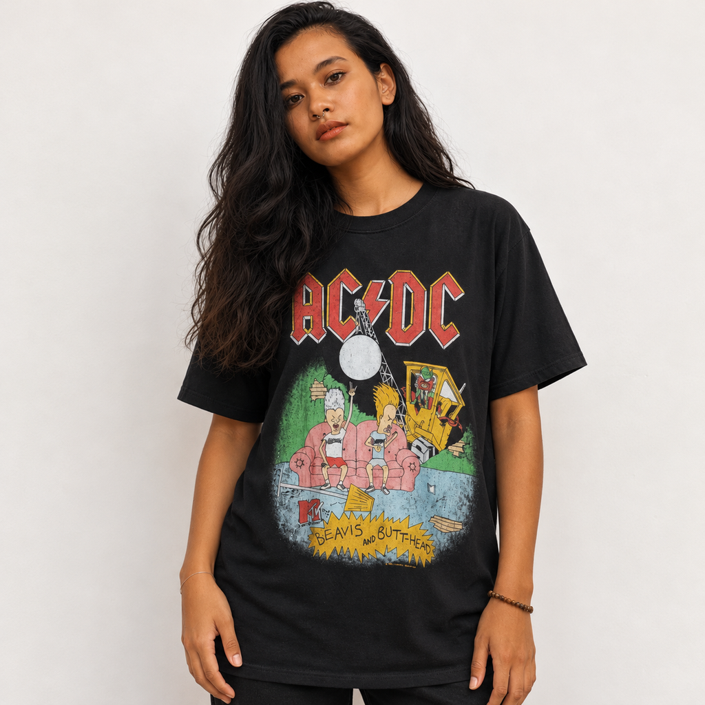 AC/DC – Beavis and Butt-Head / MTV – Vintage Band T-Shirt