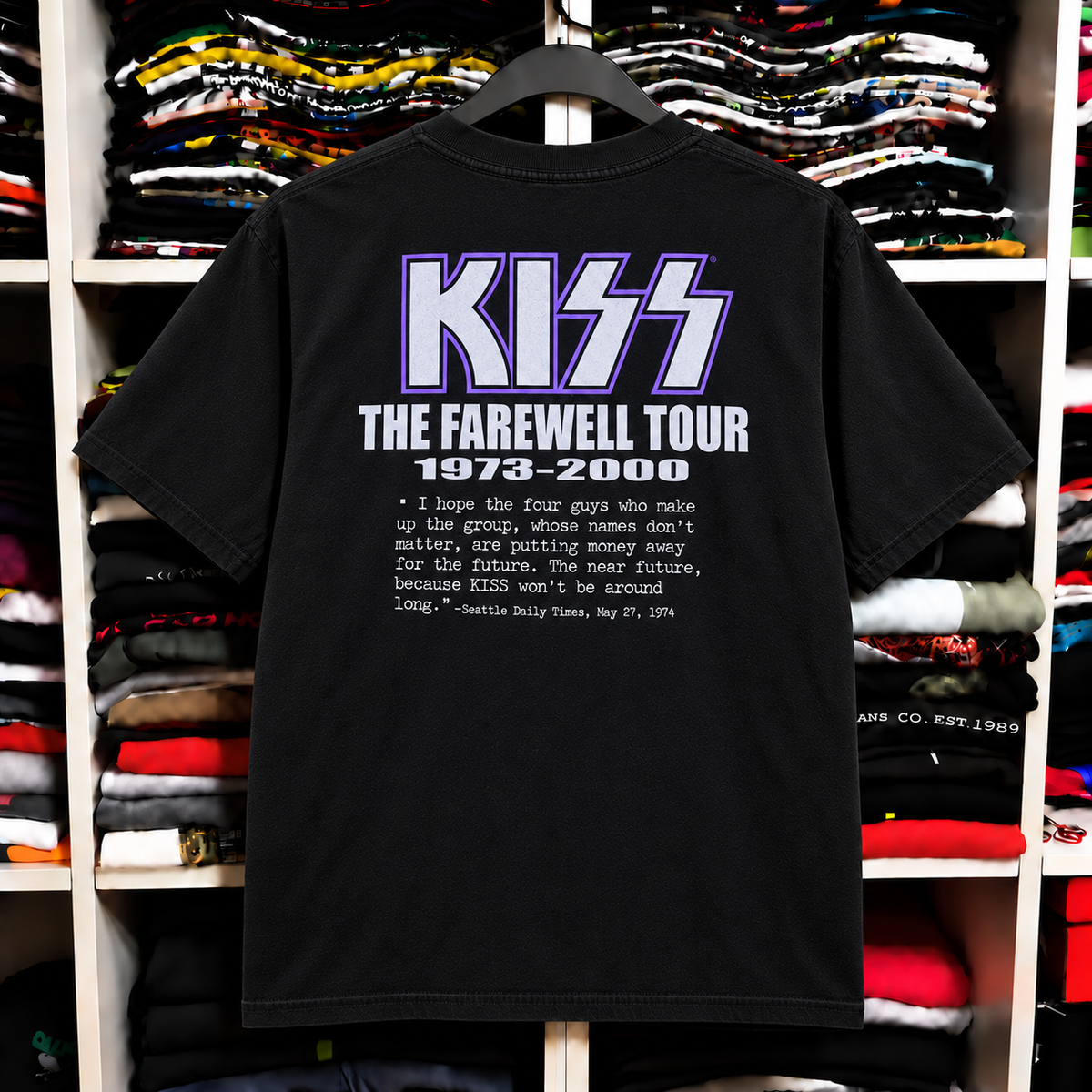 Vintage KISS Band Concert T-Shirt