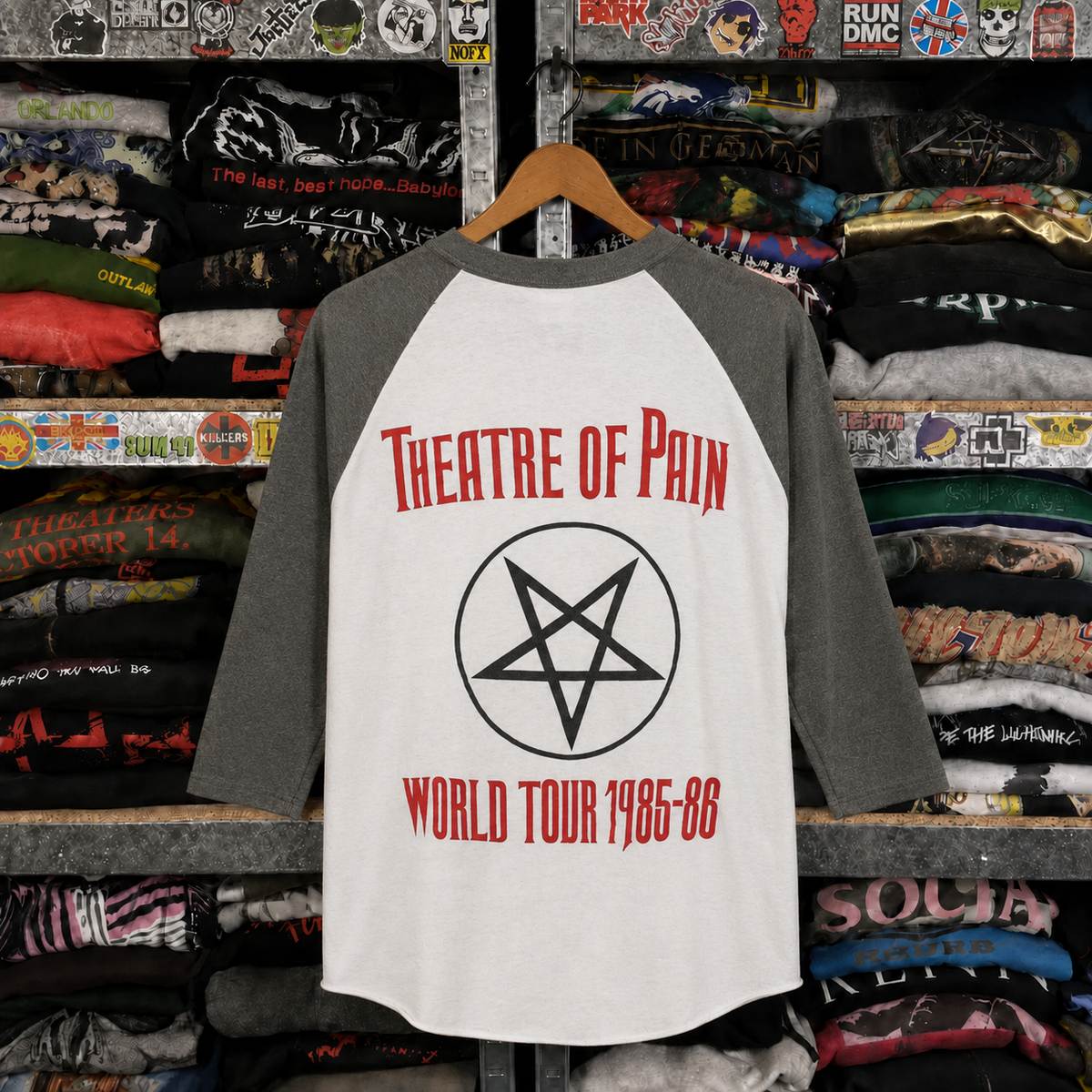 Rare Hard To Find Vintage Mötley Crüe Raglan Shirt, Nearly Sold Out Collectors Piece